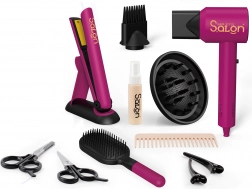 Set cosmetico per bambini con phon e piastra