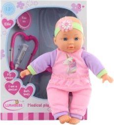 Bambola Dottoressa con Corpo Morbido a Batteria