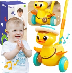 Woopie deambulatore a pulsanti con bastoncino anatroccolo con luci e suoni