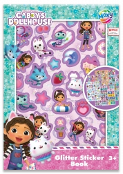 Adesivi scintillanti La Casa delle Bambole di Gabby A5, 8 fogli