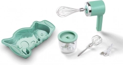 mini set a batteria 3 in 1 per bambini – frullino, tritatutto e stampo a dinosauro Jata