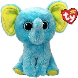 Elefante di peluche TY blu 15 cm