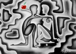 Enjoy puzzle Adamo ed Eva 1000 pezzi