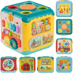 Cubo attività Montessori multifunzionale Woopie Baby 6 in 1