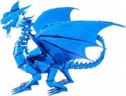 Puzzle 3D Drago Blu di Metallo Earth