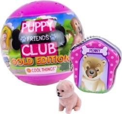 Figurina cagnolino a sorpresa Puppy Club Gold Edition