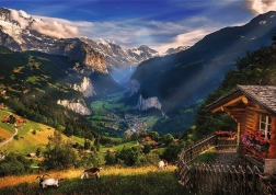 trefl puzzle photo odyssey: lauterbrunnen, svizzera 1000 pezzi