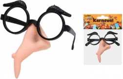 Set carnevalesco da strega – naso in plastica e occhiali