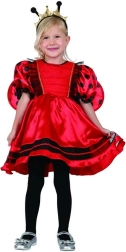 Costume di carnevale da coccinella per bambini 92–104 cm