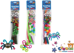 Kit creativo per bambini – 5 tipi in bustina 8 × 38 cm