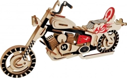 Puzzle 3D in Legno Moto - Colorato