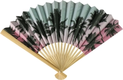 Ventaglio decorativo con palme