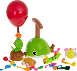 Stazione razzo a palloncino aerodinamica – kit educativo per bambini (21 pezzi)