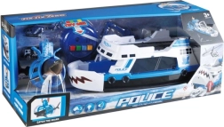 Barca della Polizia – playset Cattura lo squalo