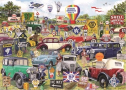 Gibsons Puzzle Motoring Memorabilia Rally 1000 pezzi