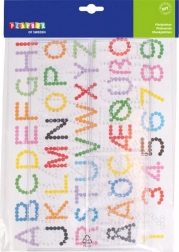 Basi per perline da stirare PLAYBOX - lettere e numeri