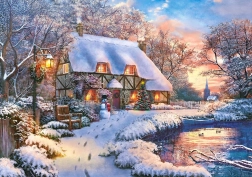 Puzzle 500 pezzi Winter Cottage