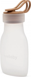 Contenitore in silicone per latte materno NEW BABY, marrone 240 ml