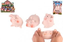 Porcellino antistress elastico in silicone 6 cm