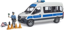 Furgone della polizia MB Sprinter Bruder con luci e suoni