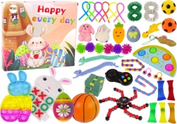 Set pasquale di fidget toys Pop It e squishy antistress – 42 pezzi