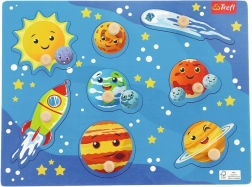 Puzzle in legno con pioli Cosmos, 8 pezzi