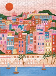 Puzzle Colori della Riviera Francese 1000 pezzi