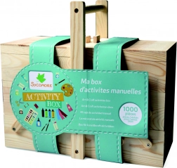 Valigetta creativa in legno a piani per bambini – set da 1000 pezzi