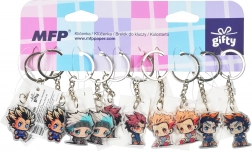 Portachiavi Anime mix 10 pezzi
