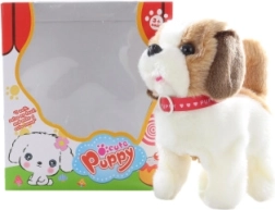 Cagnolino di peluche che cammina e abbaia a batterie