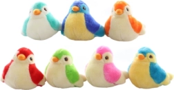 Uccellino di peluche con suono 14 cm a batterie - 1 pezzo