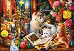 Puzzle 1000 pezzi Gattini Magici