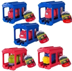 Trenino con garage STACYJKOWO per i più piccoli