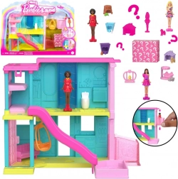 Mattel Mini Barbie Land casetta con bambolina, animaletto e accessori