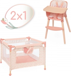 Set di mobili per bambole DeCuevas 2 in 1 Tulipe