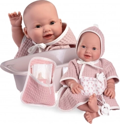 Bambola neonato realistica che fa pipì e chiude gli occhi con corpo in vinile intero