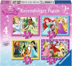 Puzzle Ravensburger Principesse Disney 4v1