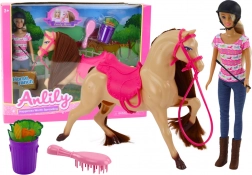 Set di gioco con bambola Anlily Fantino e cavallo