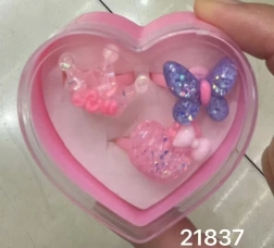 Set di anelli con glitter 3 pezzi