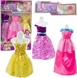 Set di vestitini e accessori per bambole Anlili – 8 pezzi