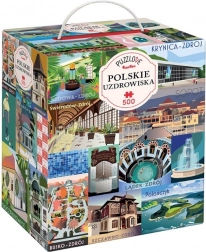 Puzzle Puzzlove Città termali polacche 500 pezzi