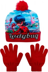 Cappello e guanti Miraculous Ladybug