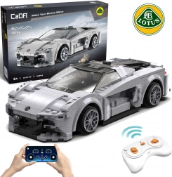 Set di costruzione CaDA RC auto sportiva LOTUS Evija, grigio, 308 pezzi, Dual Mode