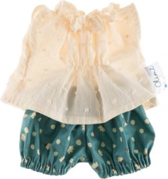 Set di vestitini per bambola 38 cm – pois color crema