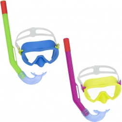 Maschera da immersione per bambini con boccaglio Bestway 3+ – Giallo