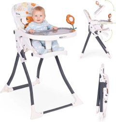 Seggiolone pieghevole con giochi ECOTOYS