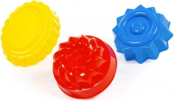 Stampini in plastica per torte di sabbia, 3 pz POLESIE