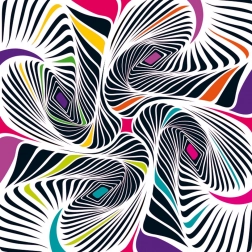 Puzzle quadrato Curiosi Q Shake – motivo II, 72 pezzi