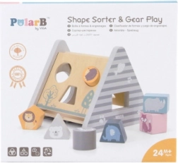 Selezionatore di forme in legno POLARB con blocchi – piramide