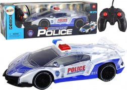 Auto sportiva della polizia radiocomandata 1:16 con luci